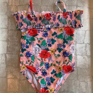 Janie & Jack floral print swimsuit